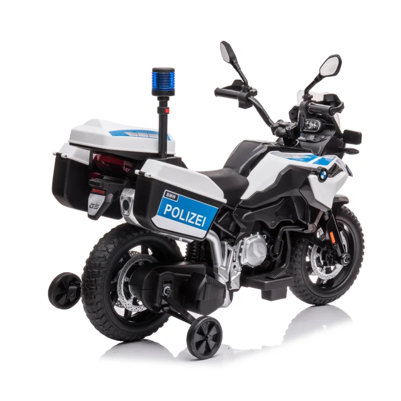 Licensed 12v Electric Motorcycle For Kids 3-8 Years Old To Drive Kids Ride On Police Motorcycle