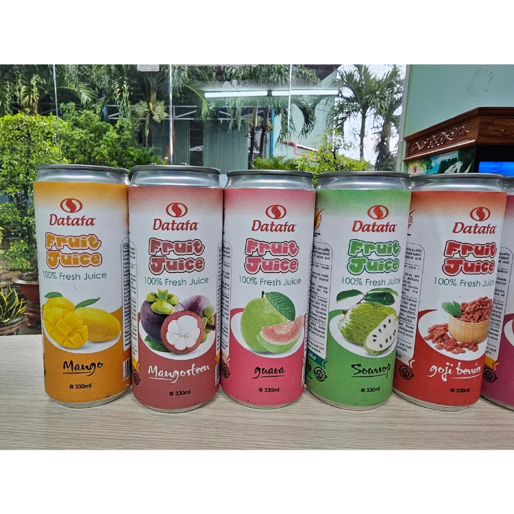 Fruit Juice Datafa Fresh Juice Other Beverages Powder Juice Customized Logo Carton Box Vietnam Manufacturer