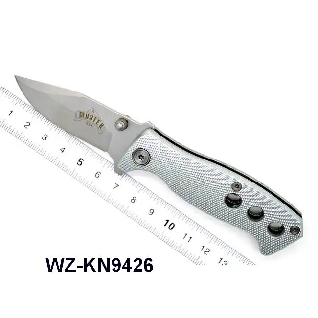 high quality stainless steel survival use pocket outdoor folding knife g10