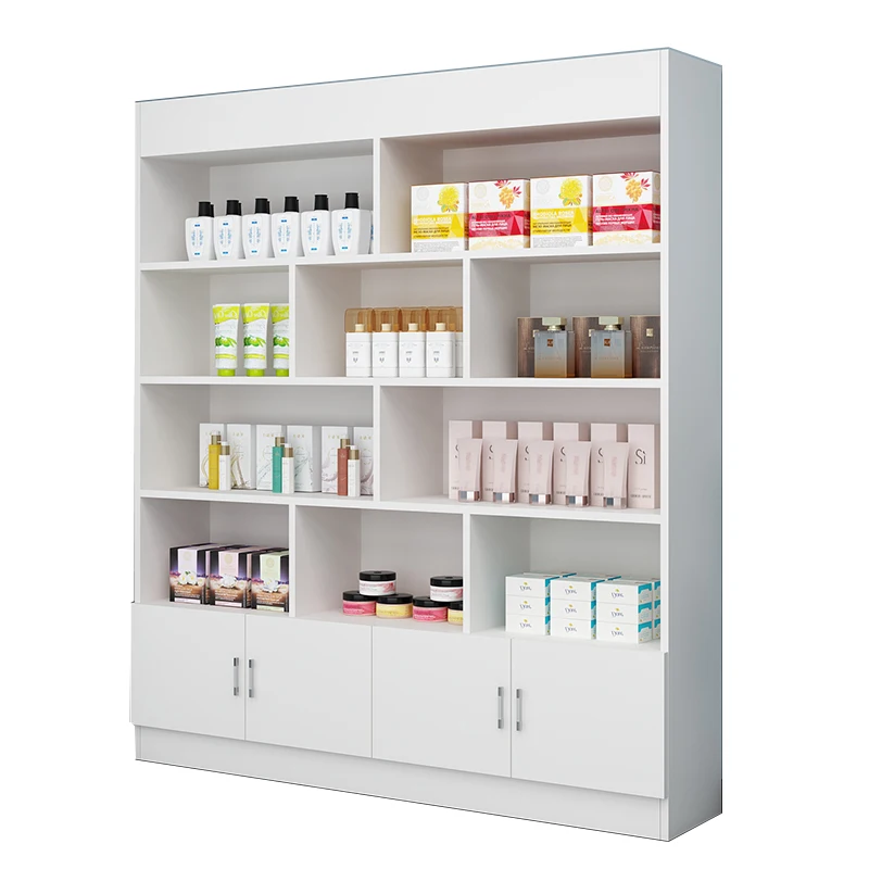 Cosmetic cabinet display cabinet multi-layer storage display rack mother and baby store toy shoe bag shelf display rackShowcase