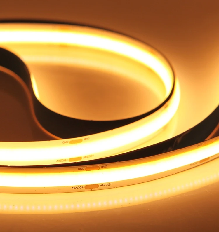 High quality white 5mm 8mm 10mm 12V 24V CRI 90 cob led strip lighting
