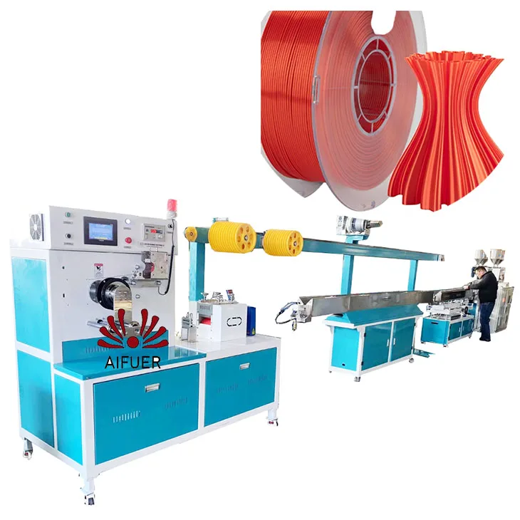 High precision neat winding 3d filament extruder WOOD PLA ABS PETG 3d printer filament making machine
