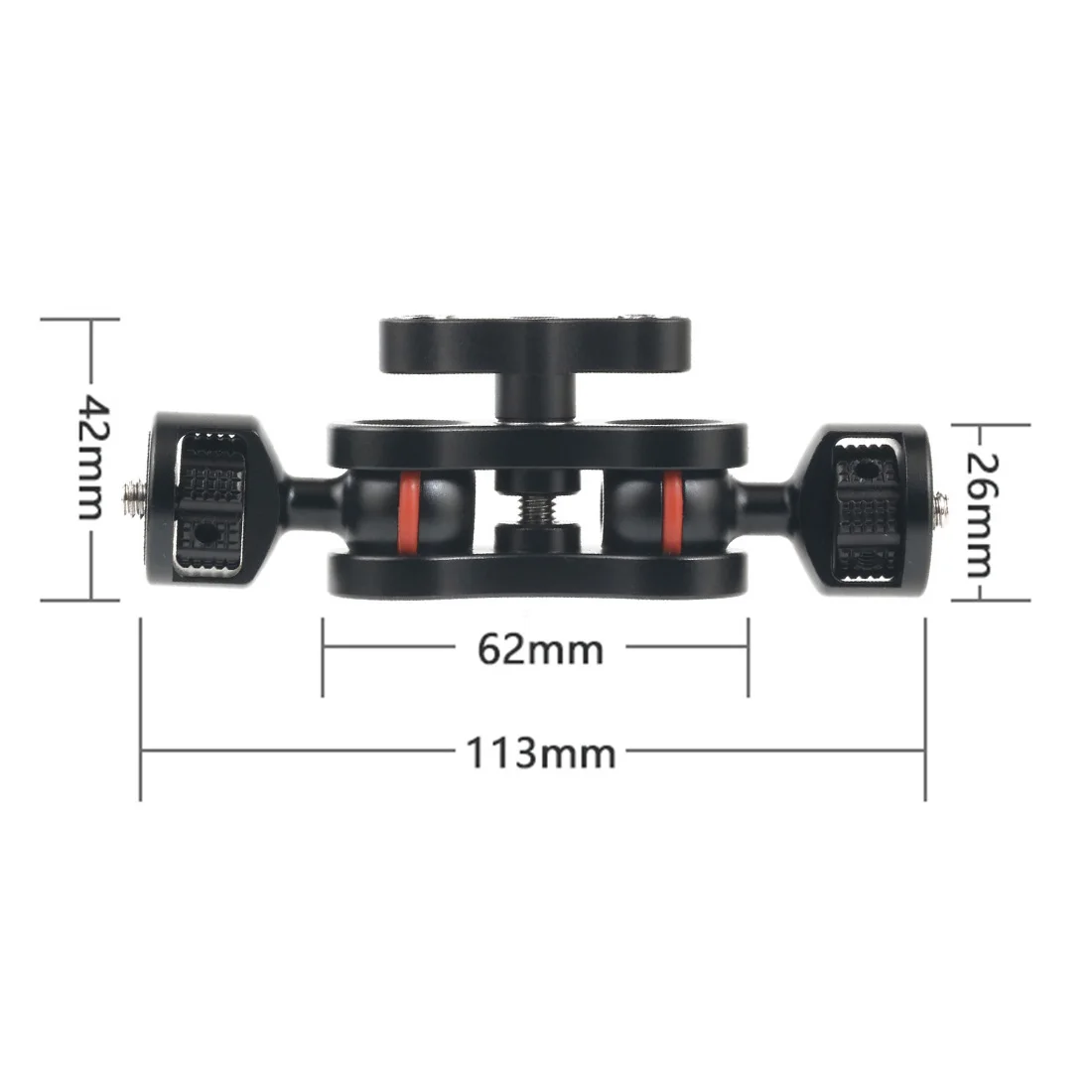 Reasonable price Magic Arm 360 Rotation Articulating Clamp 1/4' Screw SLR Bracket double ball head camera mount clamp