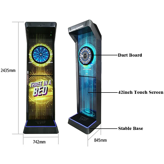 Neofuns Darts Machine Electronic 49Inch LED Screen Commercial Coin Operated Arcade Game Machine
