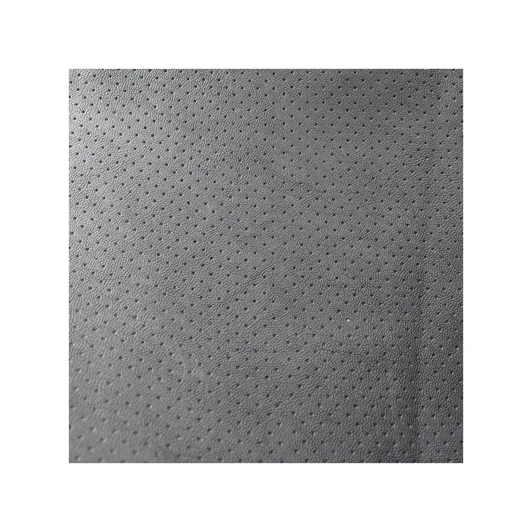 Breathable Pu Microfiber Leather Synthetic Perforated PVC Leather For Motorcycle Seat