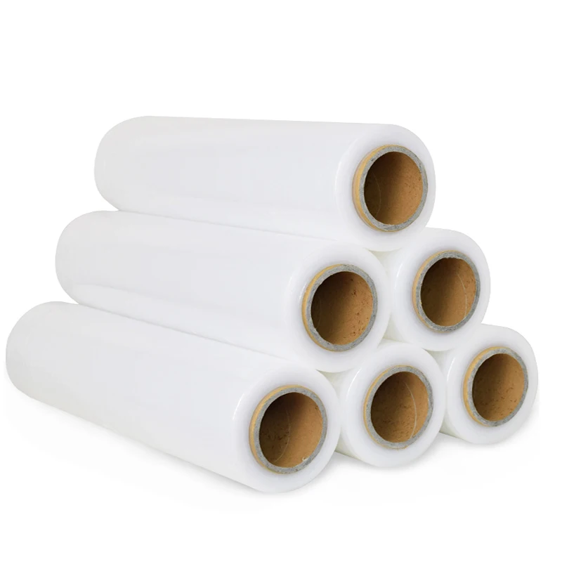 Pangda Clear Mini Stretch Wrapping Film Roll Plastic Stretch Adhesive Tape Shrink Wrap Film