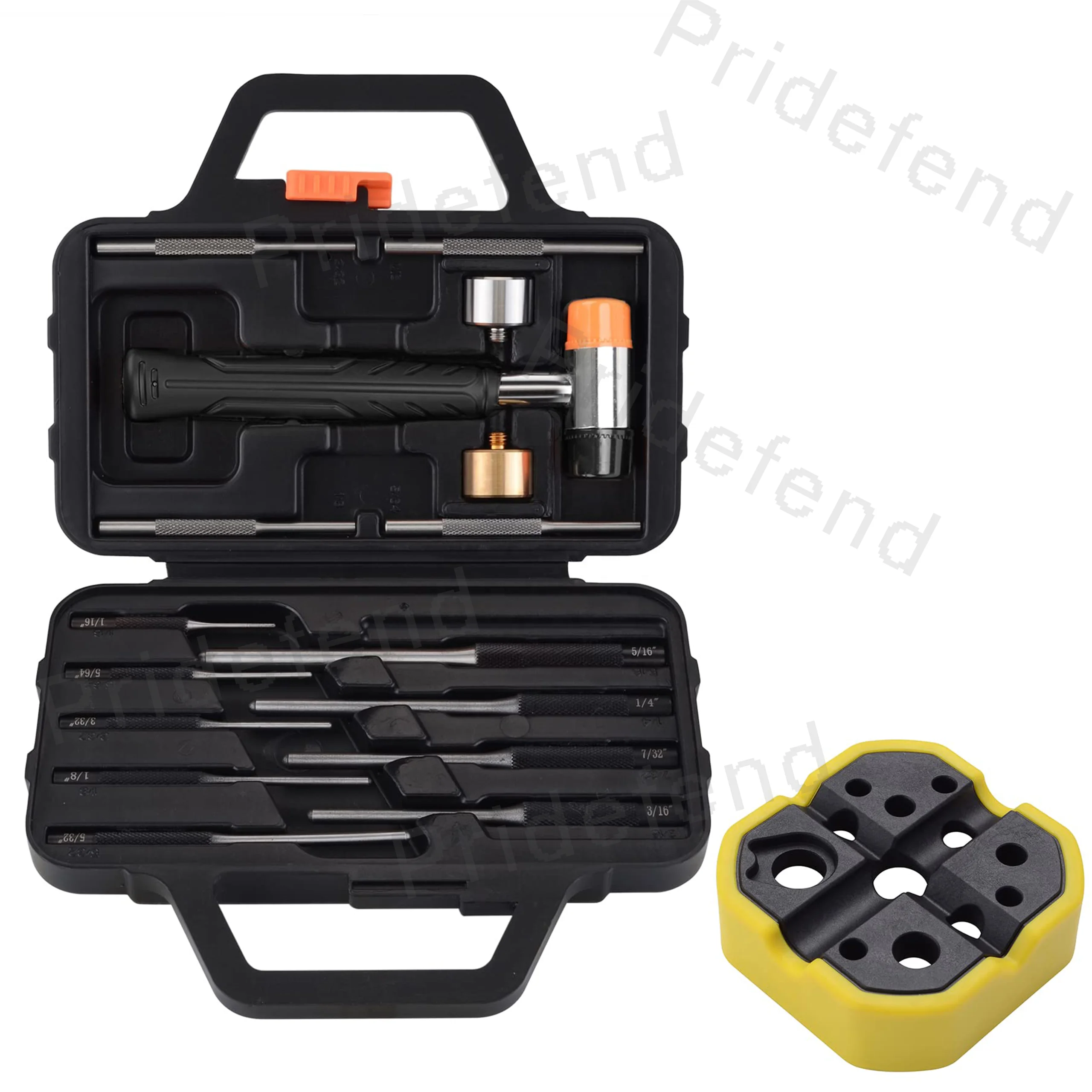 Punch Set In Storage Case for Machinery Maintenance Made of Solid Material  Punch Set