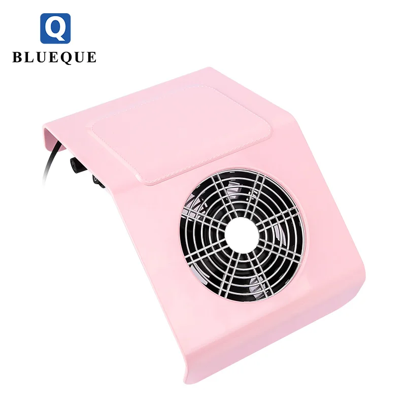 2019 new product BLUEQUE Nail cleaner manicure  40w nail dust collector manicure machine for nail salon