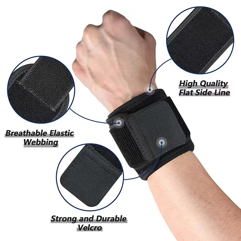 Unisex Adjustable Sport Wrist Brace Gym Wrist Wraps Bands Fitness Bodybuilding Training Gym Weight Lifting Wrist Straps