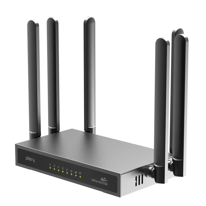 Plery 4 LAN Ports SIM Card Slot In Stock Router  Best Wholesale R608 4G LTE Router 2.4GHz Factory Directly Sale