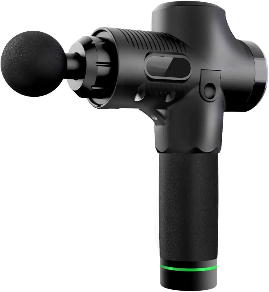 Профессиональный Вибрационный Массажный пистолет Mini booster с ЖК-сенсорным экраном, беспроводной тихий перкуссионный спортивный массажный пистолет