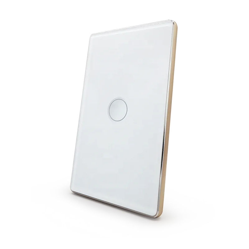 2022 US Standard Concave Touch Button Light Switch Zigbee Wifi Smart Wall Switches