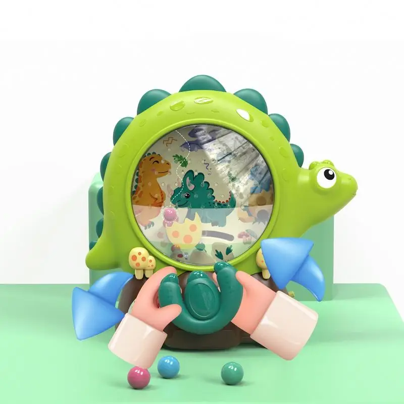 New product 2023 hot selling Dinosaur game machine with light music educate puzzle toys for kids juego Juguete
