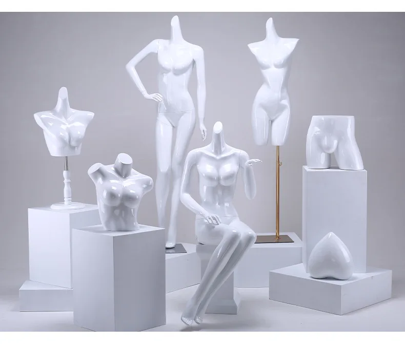 Modern Poly Resin Underwear model female swimsuit bra pajamas display articulated mannequin