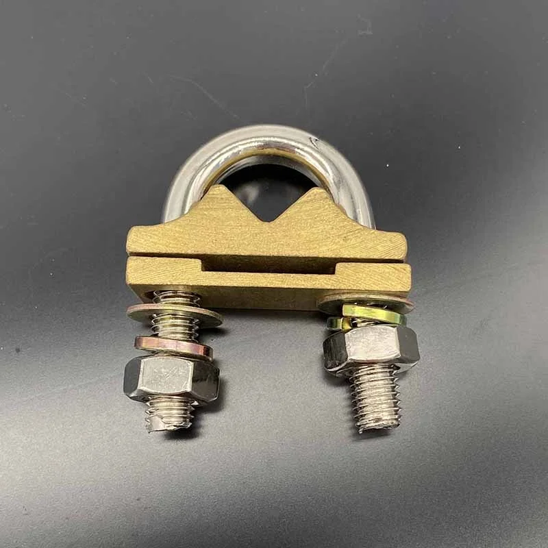 Ground Rod Clamp U Bolt grounding clamp for Earthing