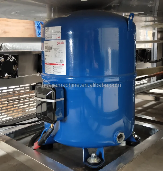 HUAJIE Cosmetic Food Pharmacy Industry Stainless Steel Freezing Cooling Chilling Tunnel Conveyor Tunnel Machine