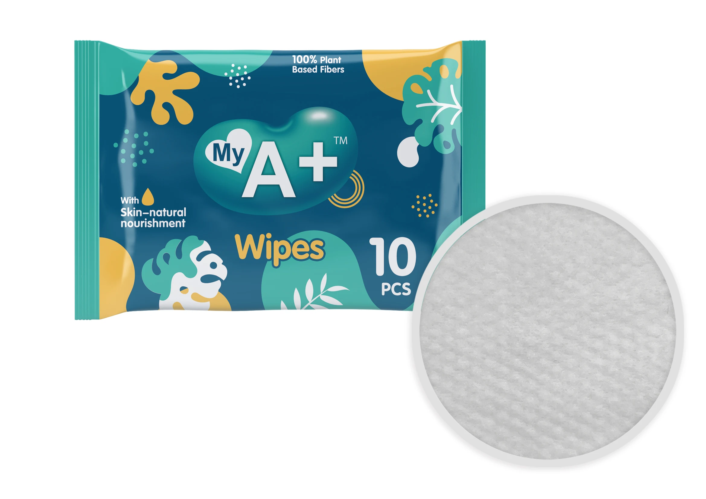 10 15 20 30 Pcs Customized Sensitive Skin Care Organic Cotton and Natural Bamboo Material Tissue 99% Water Baby Wipes