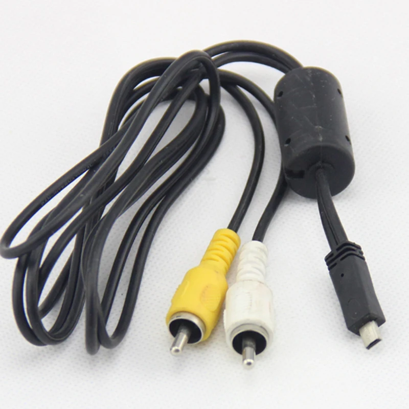 Mini USB to 2RCA cable  Customized black 1M Micro/Mini USB to rca TV connector cable