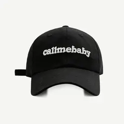 Versatile Embroidered Korean Daily Sports Matching Couples Spiny Top Soft Letter Cap Baseball Cap