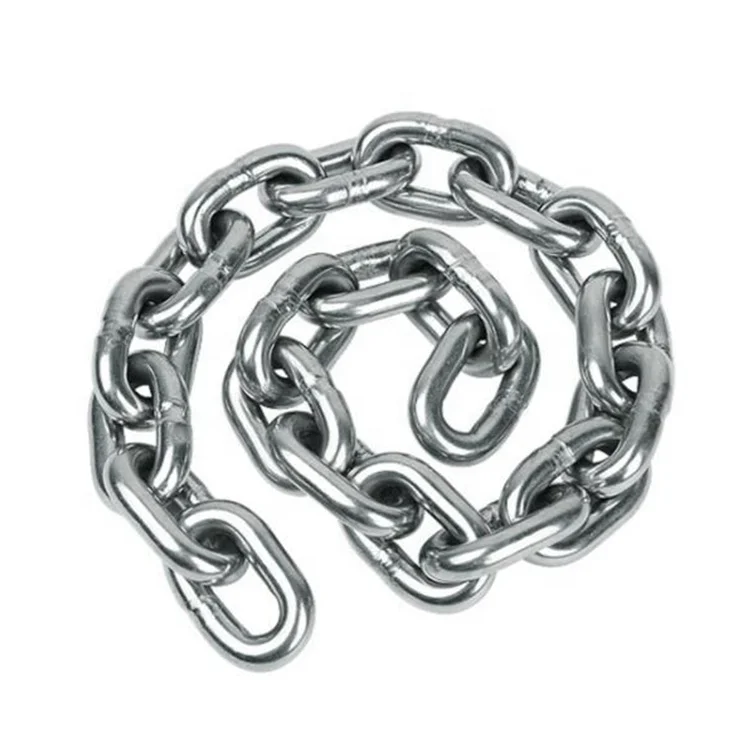 SUS304 SS316 Stainless Steel DIN 5685A Short Link Chain