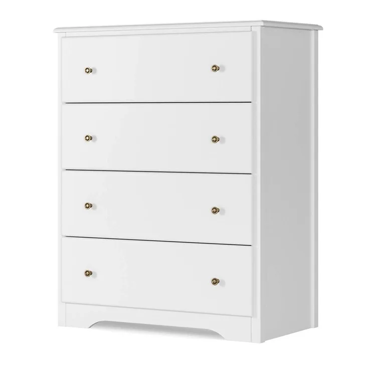 Hot selling cheap wooden chest of drawers white drawer cabinets for living room and bedroom