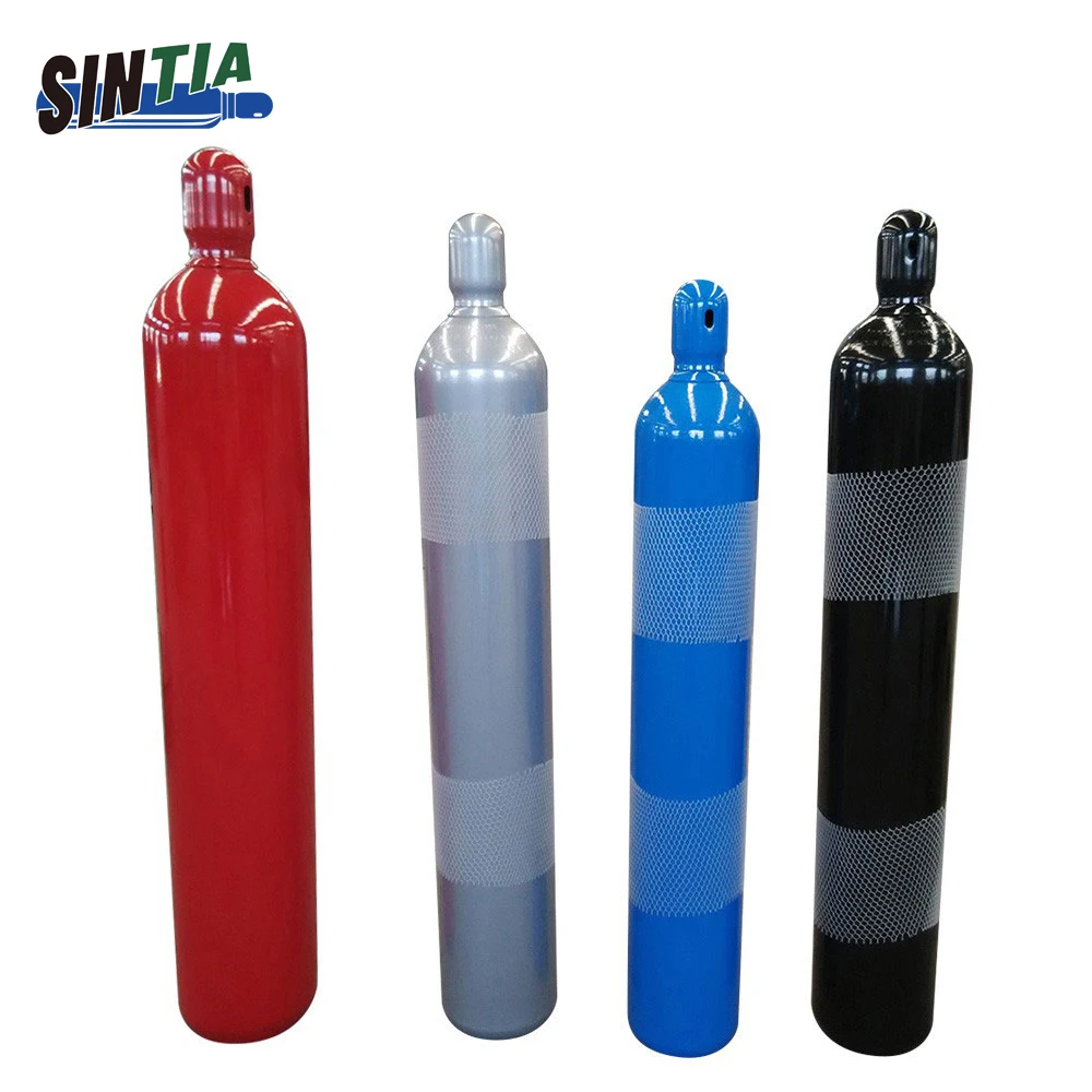 40l High Pressure Argon Hydrogen Disposable Helium Steel Gas Cylinder
