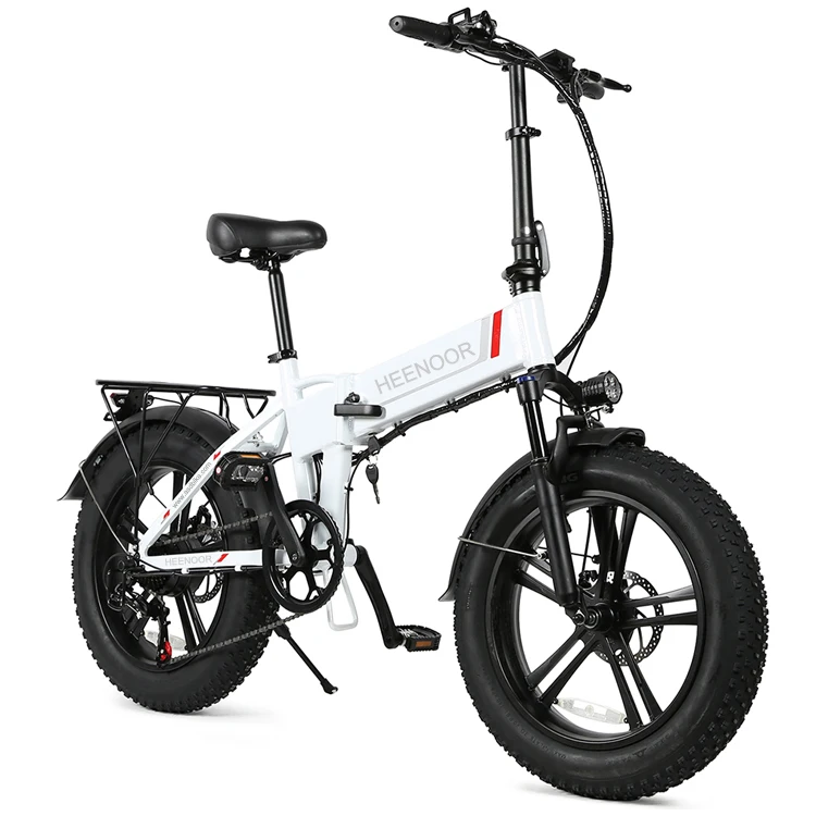 HEENOOR Adequate Stock EU US Warehouse Electric Folding Bike 20 Inch Lithium Battery Mini Ebike Velo pliant electrique E-bicycle