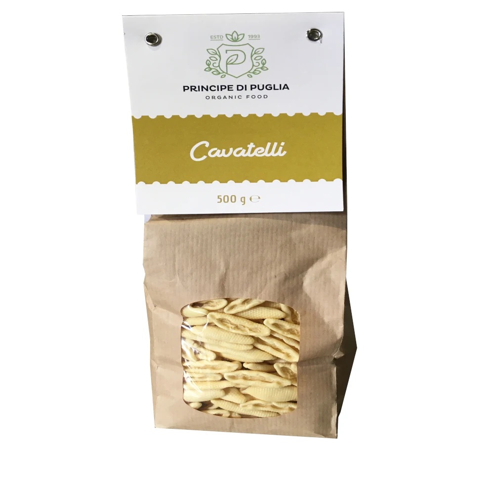 
 Органическая паста ручной работы Apulian «Cavatelli» Senatore Hair, с низким содержанием жира, стандартная итальянская паста.  