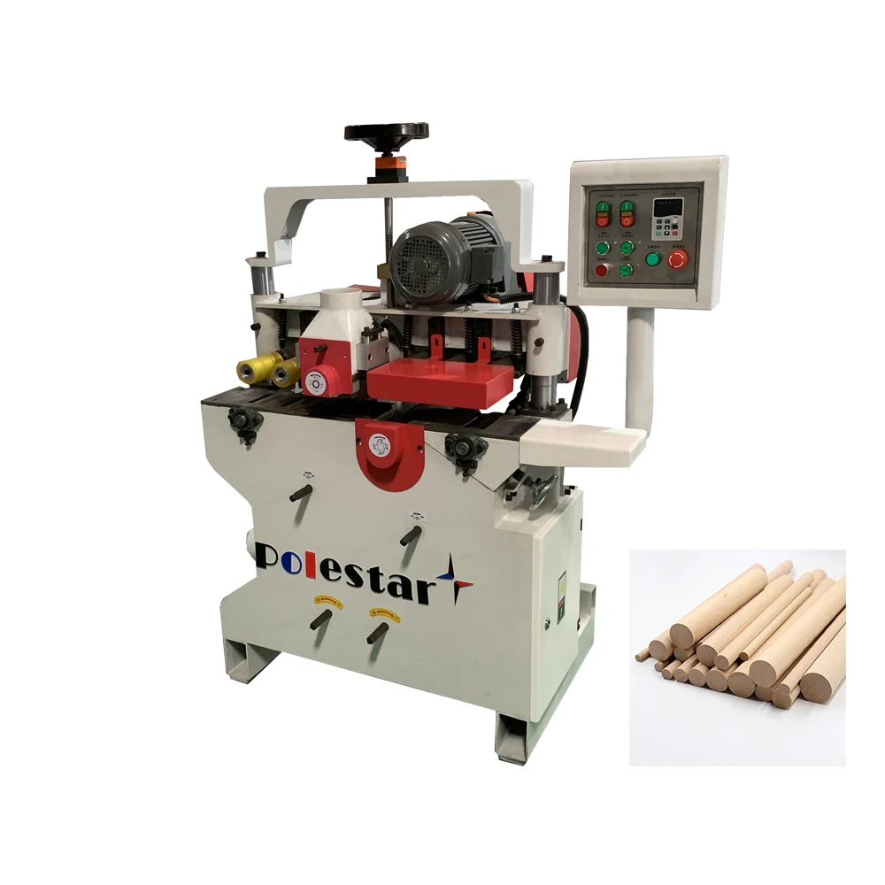 Wood rod molding machine wood round pole bar stick machine