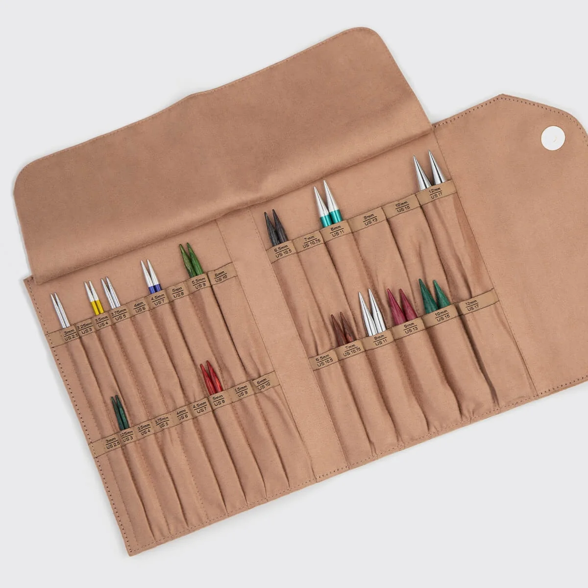 KniPro Hand  Knitting Interchangeable Needle Case Bag For Hand Knit  Crochet Hook Sew