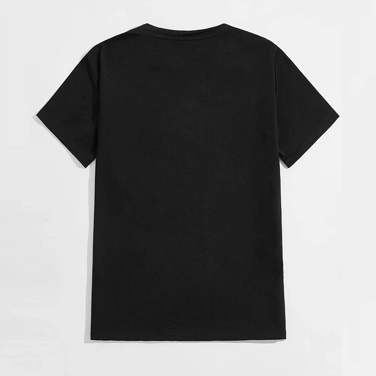 Decheng Oem Kaos New Design Tshirts Hip-hop Ecofriendly 250gsm Skeleton Screen Print Custom Oversized Tshirt 100% Cotton