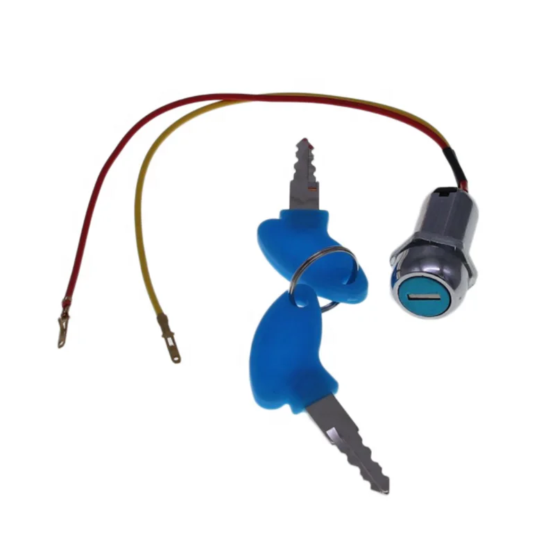 2 wire & key ignition switch keys lock for electric scooter ATV Moped kart New