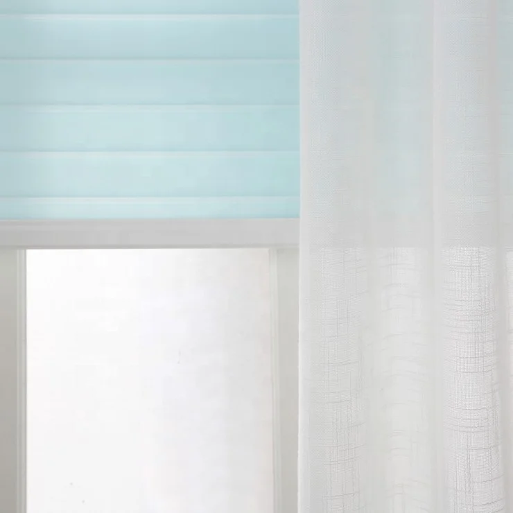 Yongshun horizontal triple one way vision roller blinds shangri-la curtain for balcony