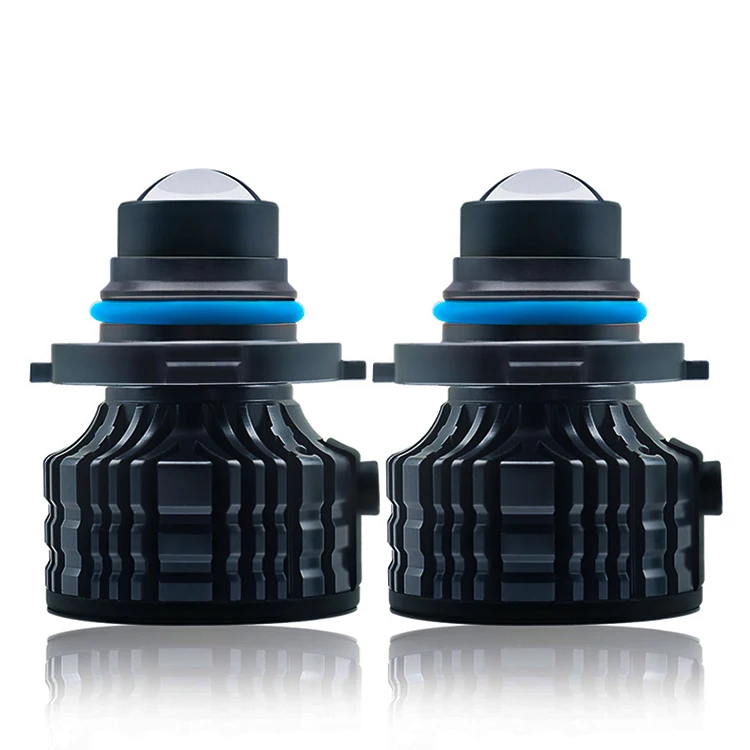 13000LM 100W Car laser fog light two color super bright laser led headlight lens laser 9005 led headlight