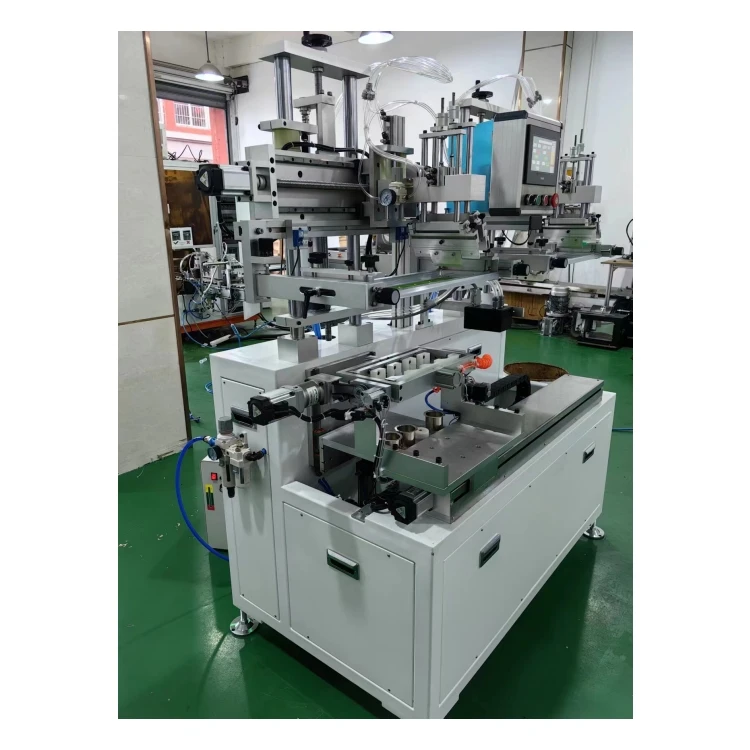 double-sided printing machine two colors screen printing machine automatic rotary printing machine factory direct sale