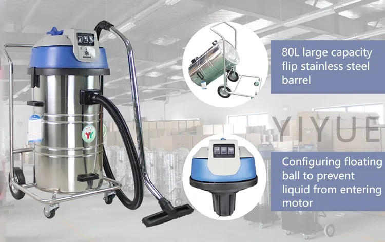 3600W Wet and Dry Industrial Vacuum Cleaner with Cleaning Machine