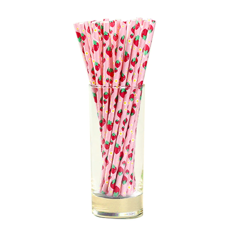 customizable eco friendly individual drinking paper straws