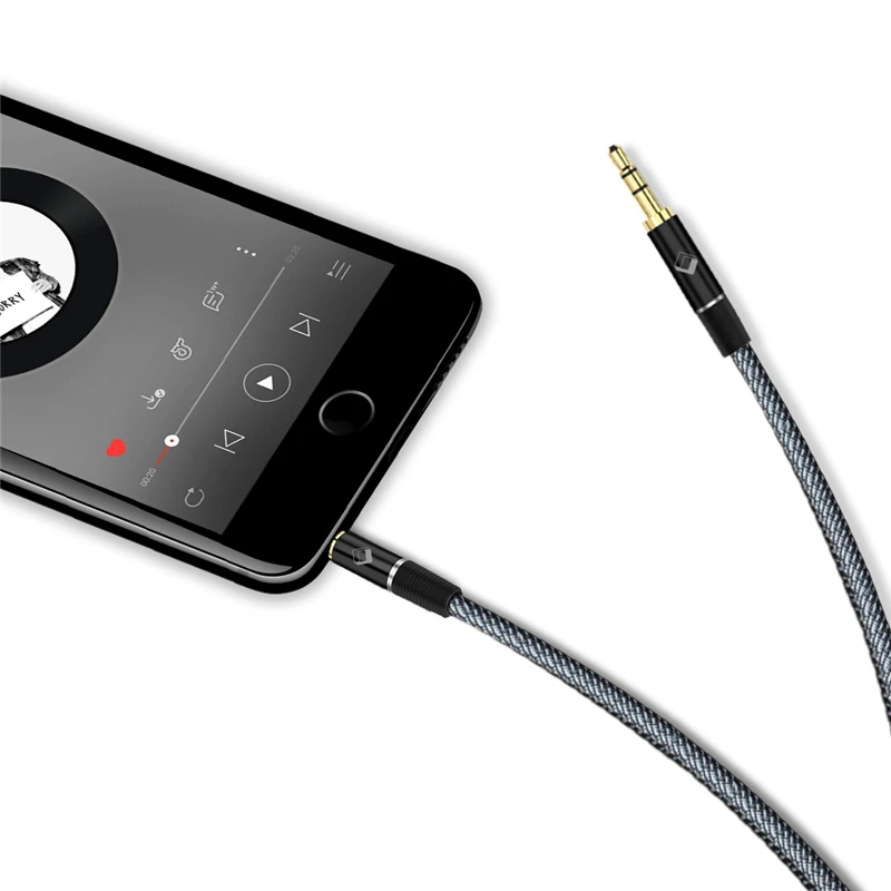 3.5MM Audio Cable Male to Male Cable Phone Car Speaker MP4 Headphone Audio AUX Cables