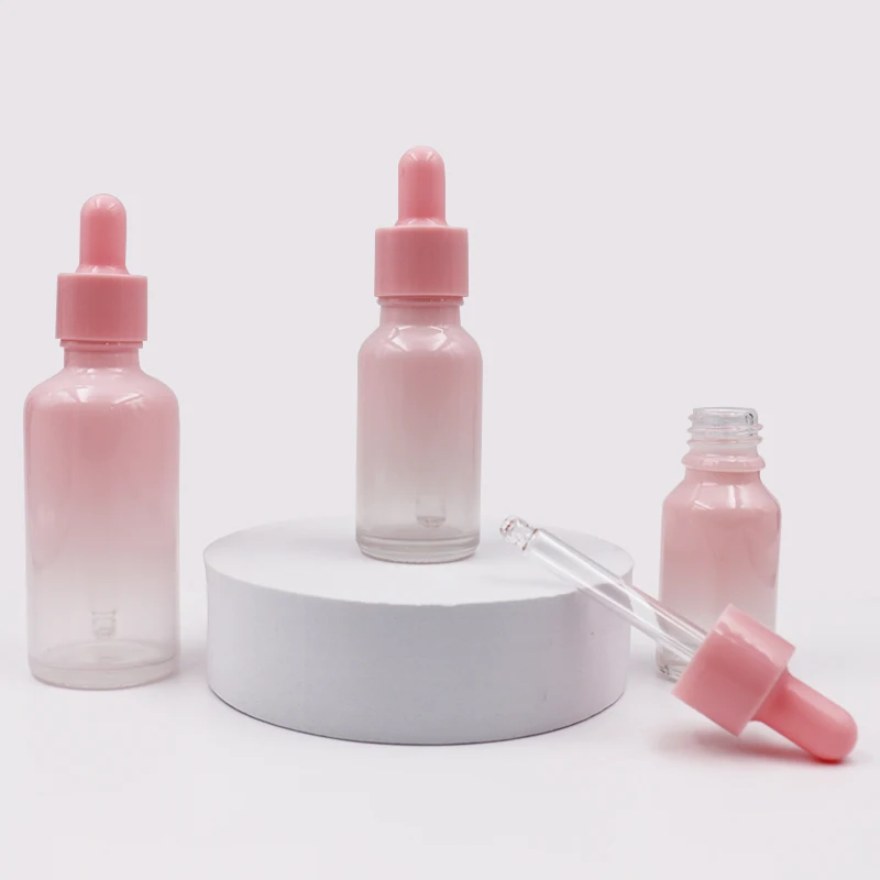 Skincare packaging big glass drop bottle oil perfume Glass Pipette Graduated 30ml Glass Dropper Bottle botellas de vidrio