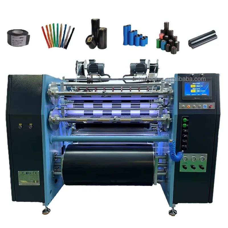 Brother TTR slitting machine Colored Barcode Ribbons Wax Ribbon Slitter Resin Ribbon Slitter High Speed TTR Slitting Machine