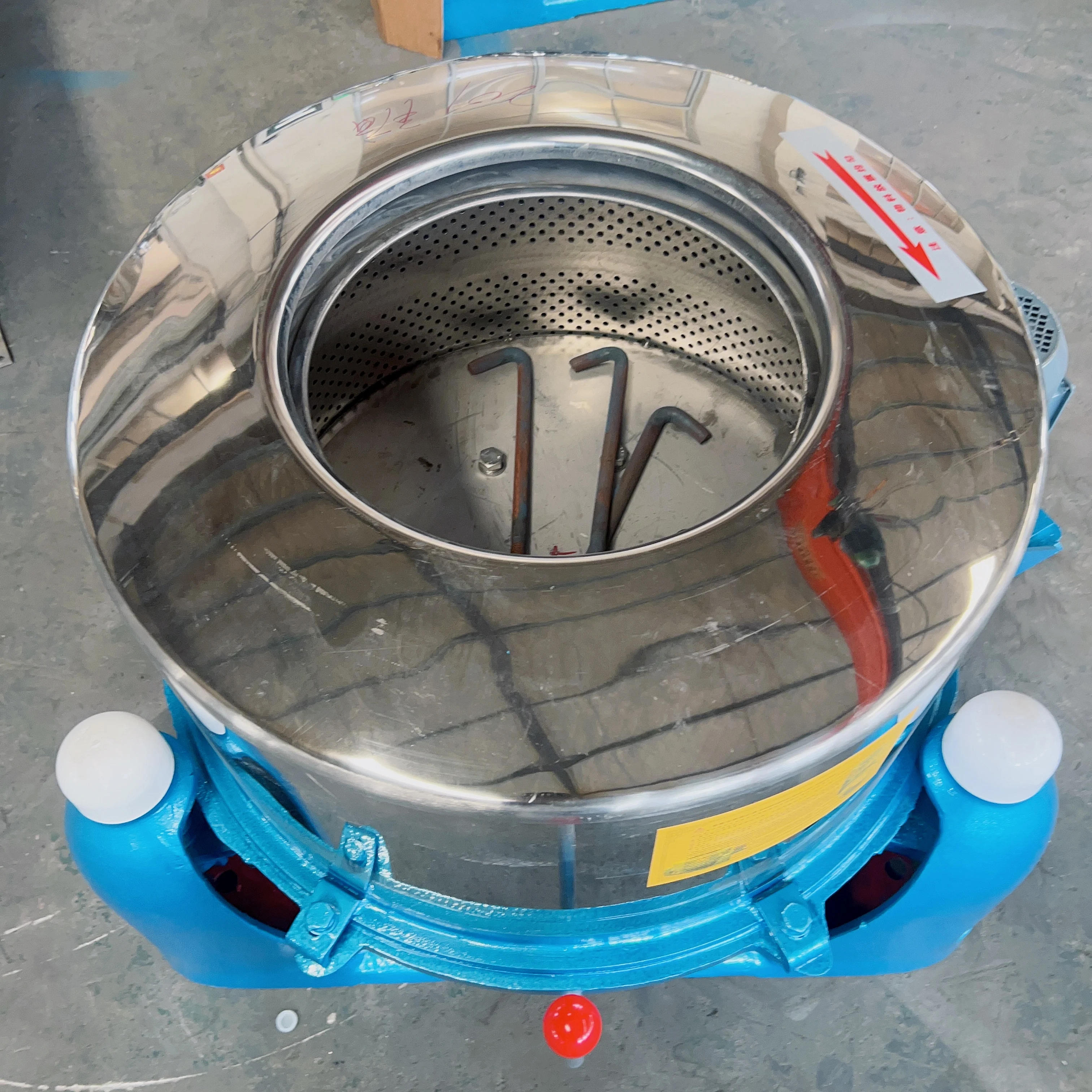 Wholesale Customization 220kg Flat Bottom Stainless Steel Industrial Dehydrator Machine with Three-legged