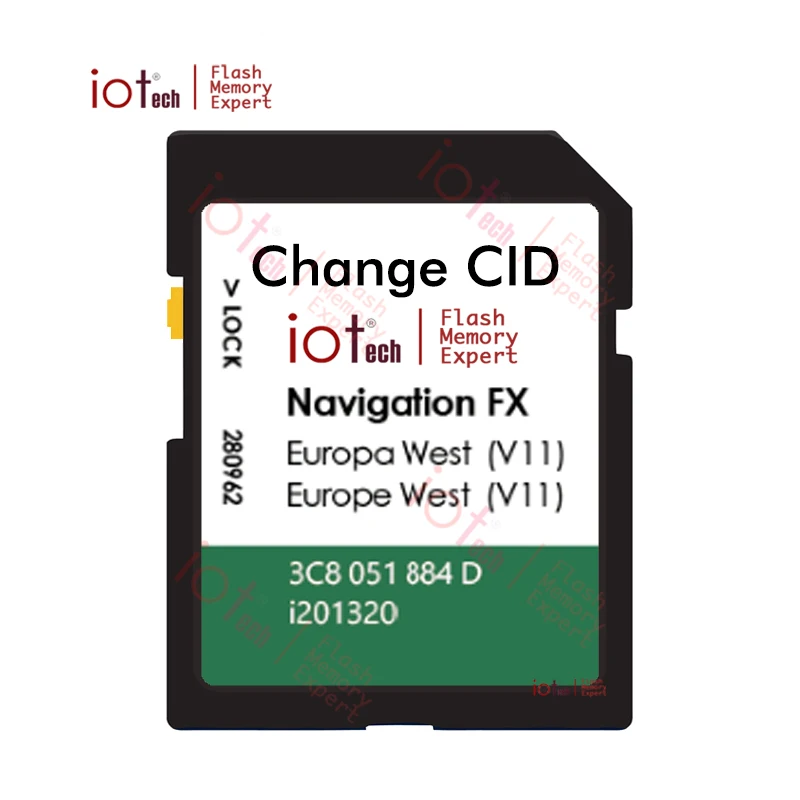 CID SD Latest Map Update Version Car GPS Navigation C2V6 Memory Card
