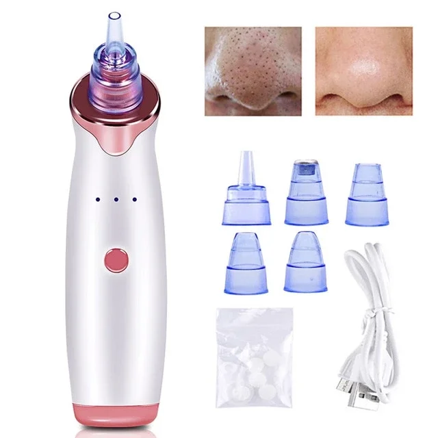 
Amazon Hot Selling Vacuum Suction Beauty Device Electric Pore Cleaner Blackhead Remover Vacuum 
