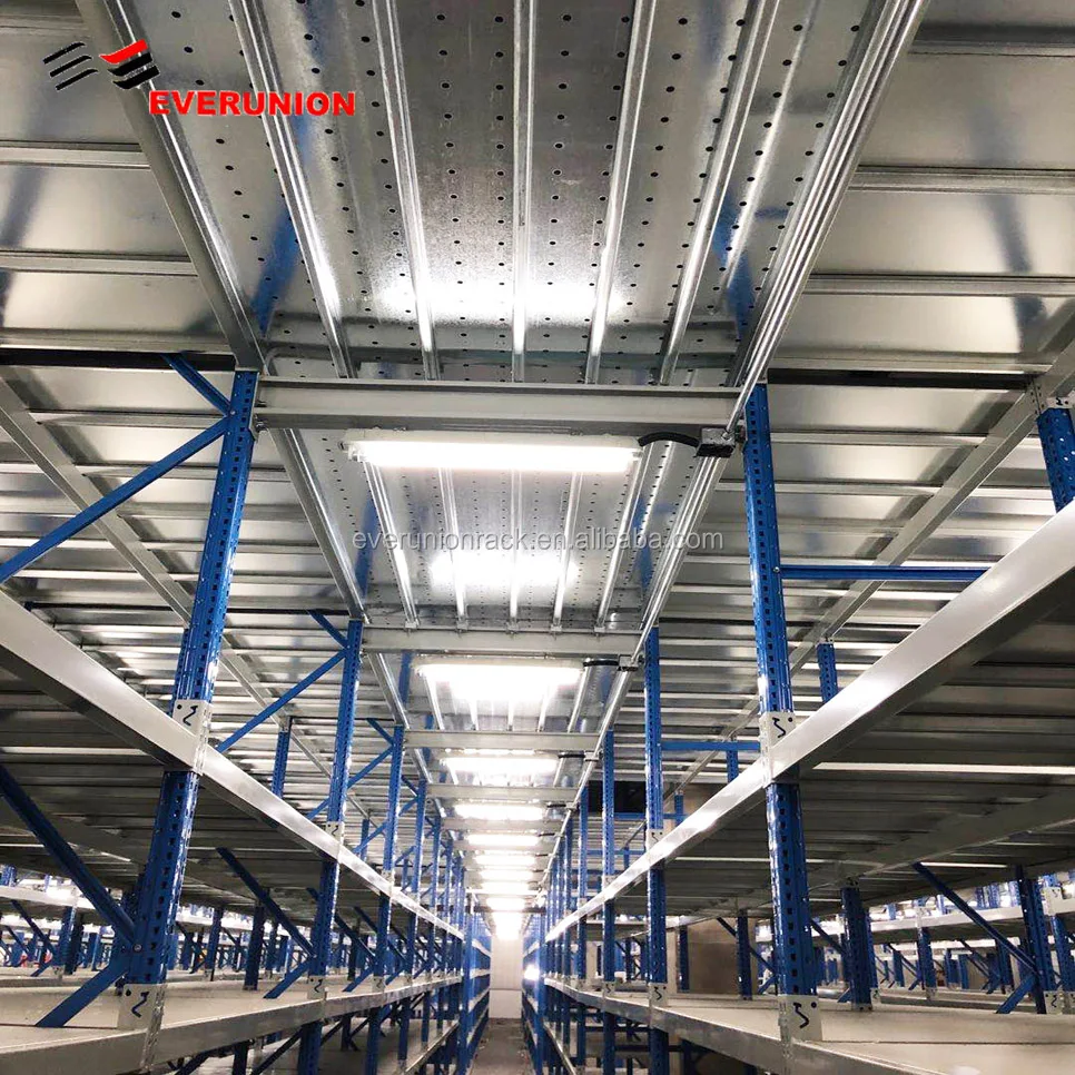 
EVERUNION Shelf Warehouse Mezzanine Floor Storage Rack Mezzanine Floor Rack 
