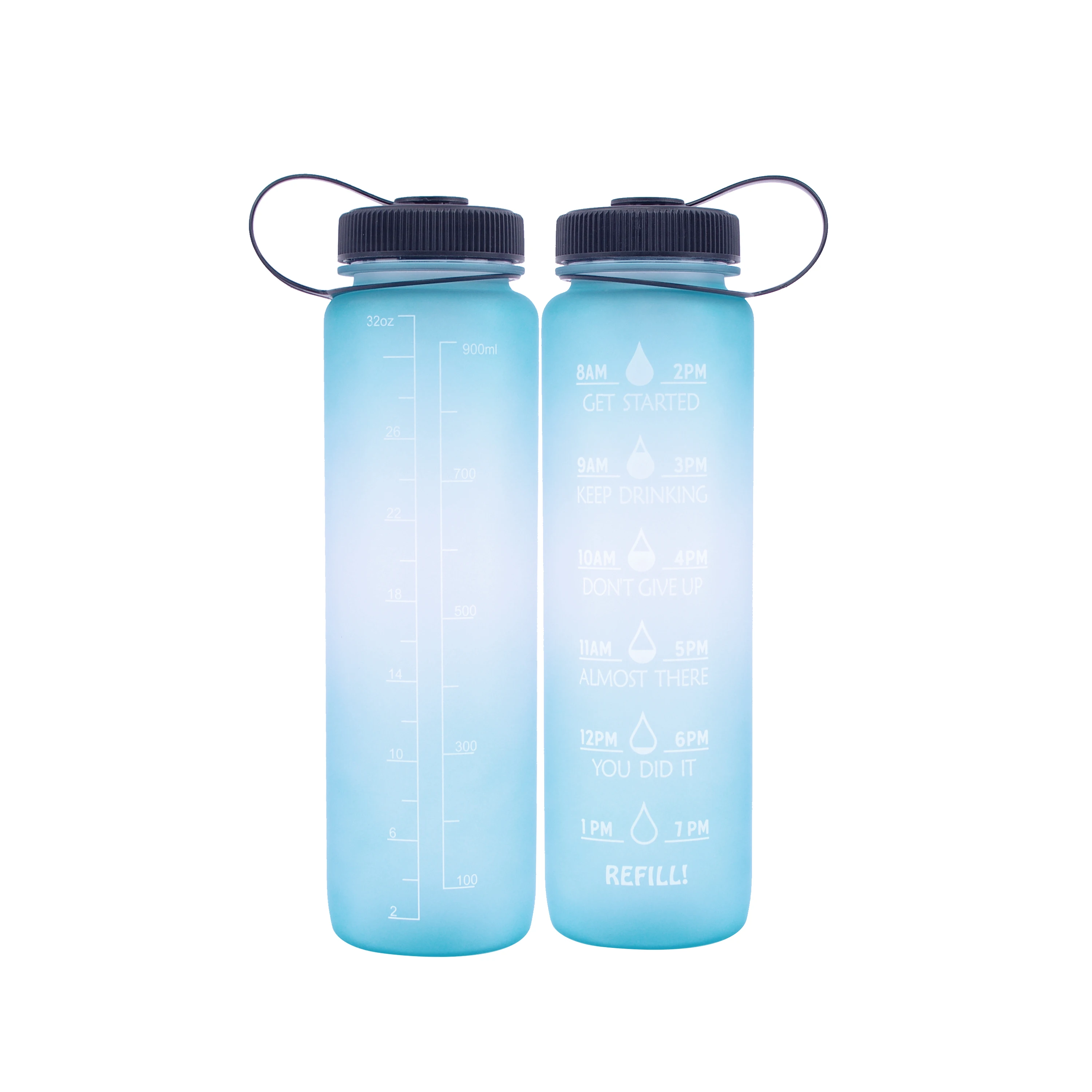 BPA free 32OZ  Water Bottle Wide Mouth Tritan Travel Sport resunable Water Bottle With Handle drink bottle logo custom