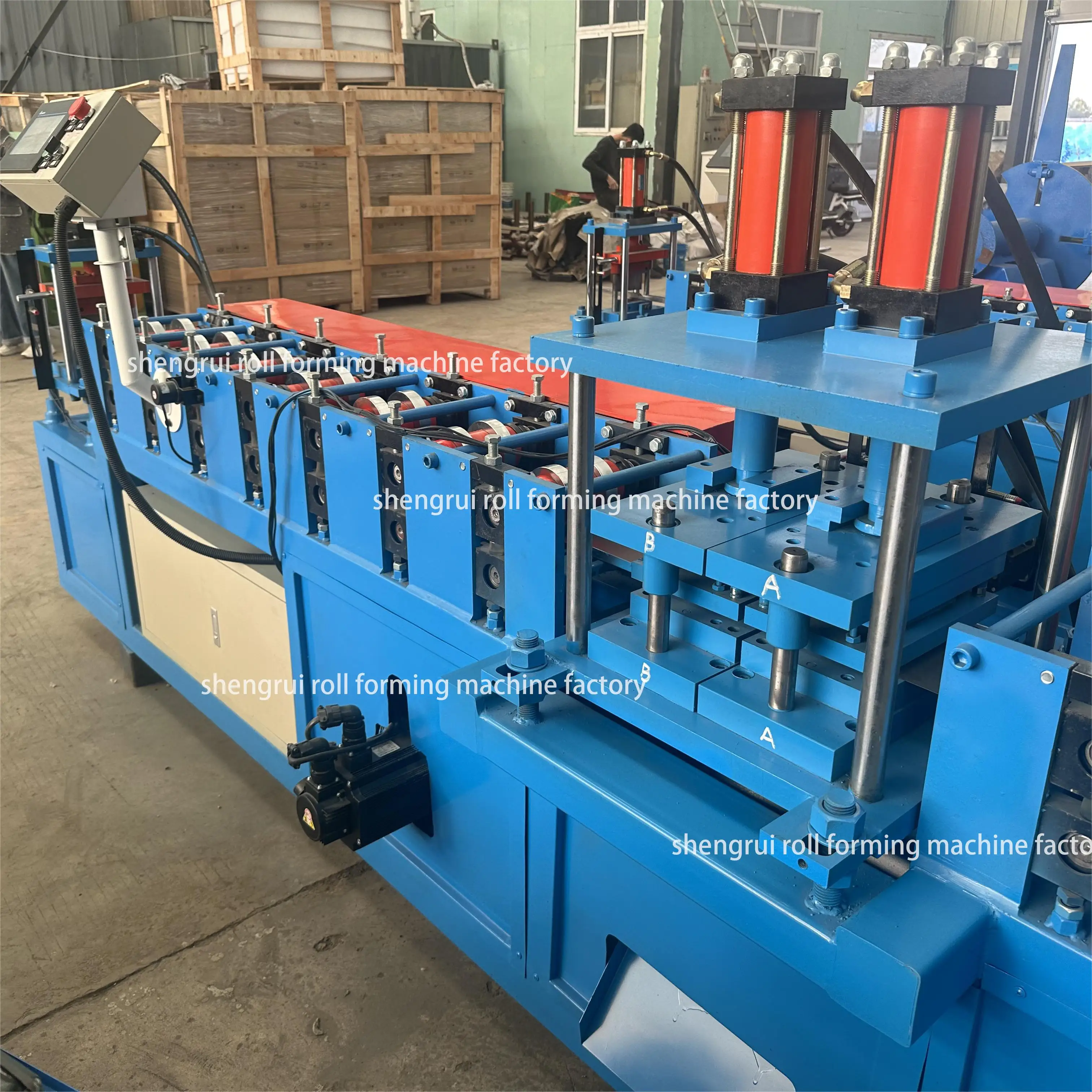 High Performance Hot Sale Aluminum Metal Cable Tray Keel Steel Roll Forming Machine