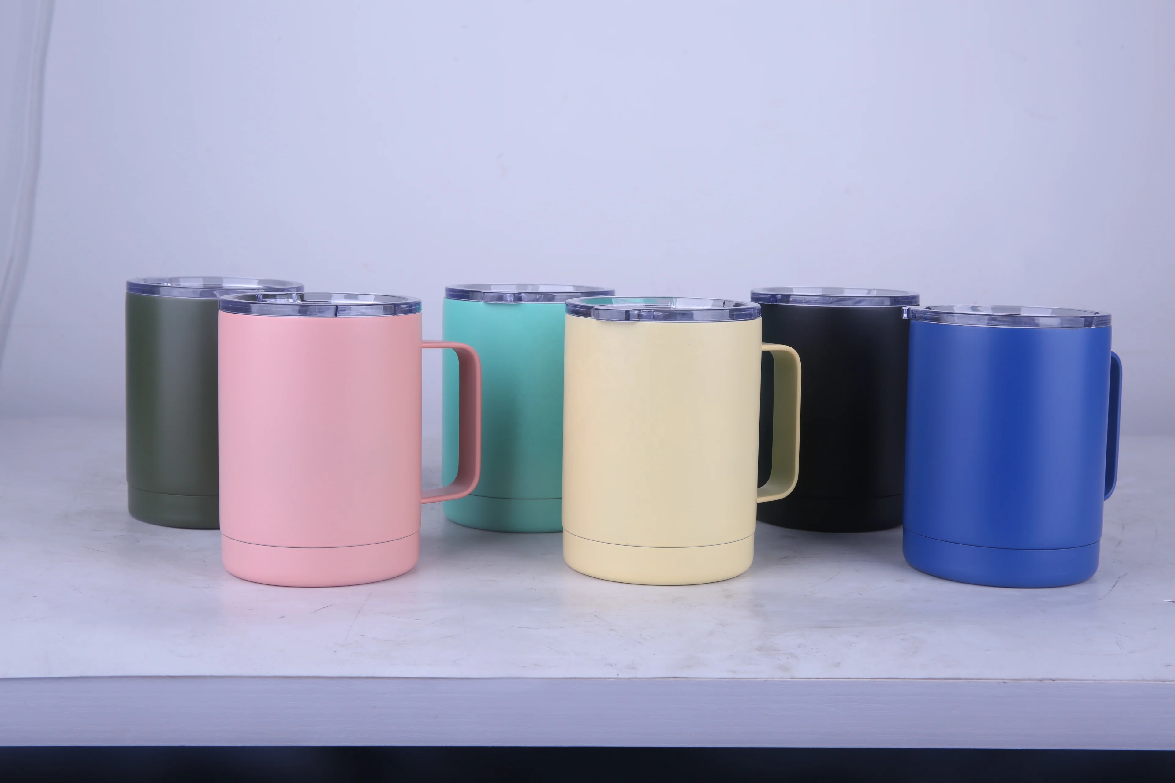 
2020 Top Seller Stainless Steel Travel Tumbler 10oz Coffee Mug Wine Cup Coffee Mug With Handle 