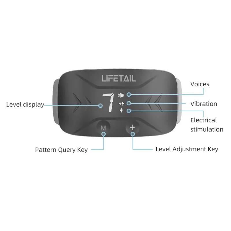 newest Vibration shocker training collar with Wireless Charging dog training collar smart  Anti Bark collar