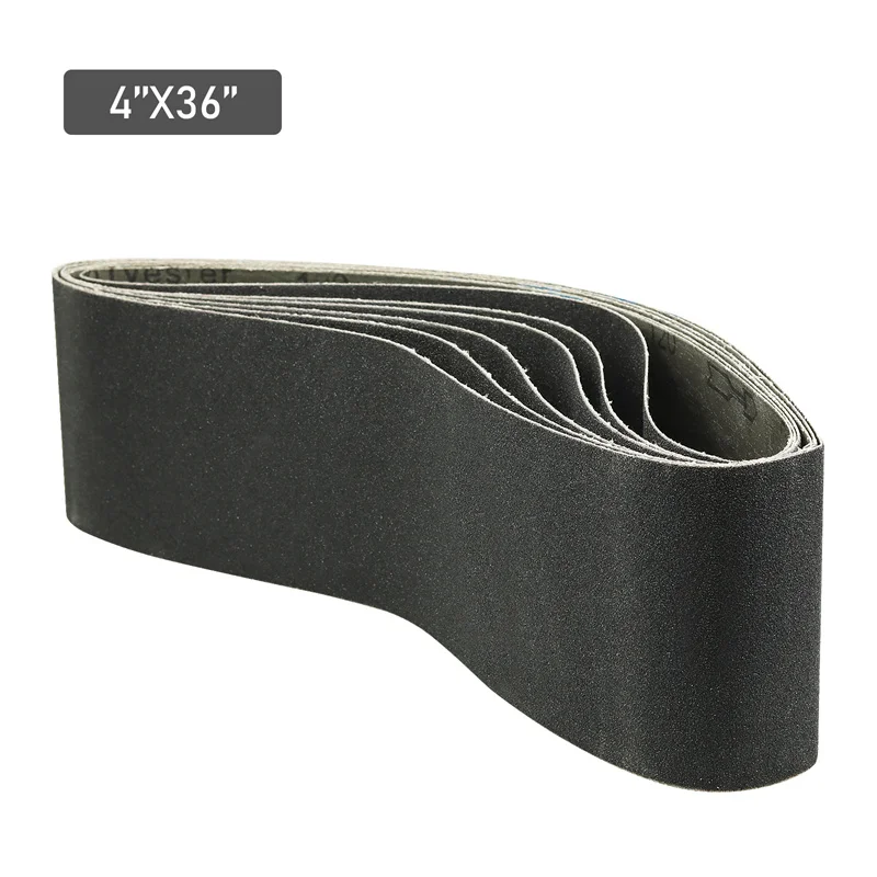 The New Listing 12 Pcs 4 X 36 Inch Abrasive Belts OEM Premium Silicon Carbide Sanding Belts