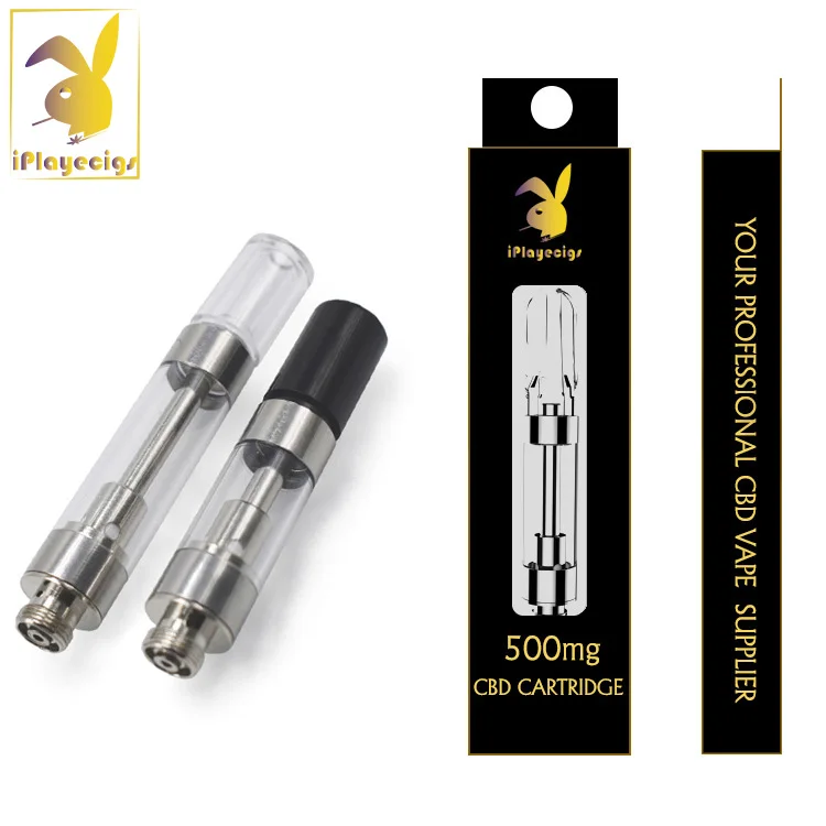 2019 Новый масляный картридж cbd с прозрачным наконечником, керамический катушечный картридж для вейпа 510, атомайзер cbd с пользовательским логотипом